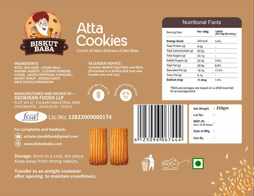 Classic Atta Cookies